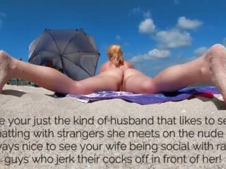 Người thích trần truồng vợ bà hôn khỏa thân bãi biển voyeur một thứ cuốc tease&excl; shes một của của tôi yêu thích người thích trần truồng wives&excl;
