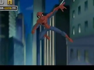Superhero adulto vídeo spiderman vs batman