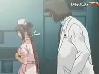 Enchanting manga medmāsa izpaužas fucked